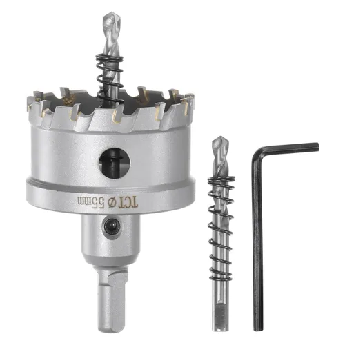 Vista 29 de HARFINGTON Cortador de carburo de sierra de agujero de metal de 0.472 in / 0.47 pulgadas de diámetro para acero inoxidable, metal, aleación