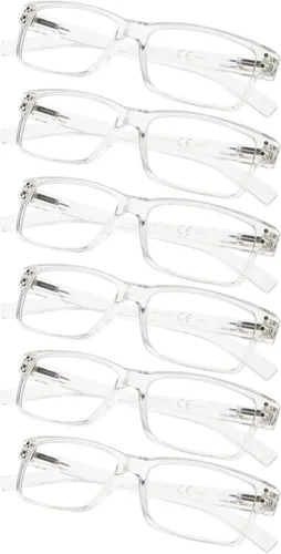 Vista 11 de Gafas de lectura, paquete de 5 bisagras de resorte para mujeres y hombres, incluye 3 negras 2 tortugas +0.00