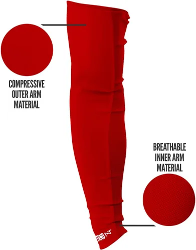 Vista 30 de Nxtrnd Air-TEK - Mangas de compresión para hombre, par de fútbol transpirable