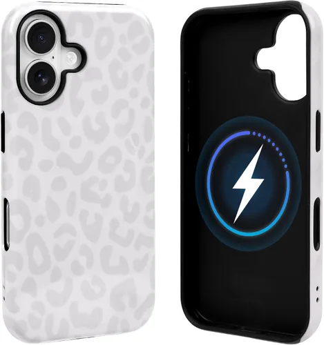 Vista 67 de NITITOP Funda magnética compatible con iPhone 11, compatible con MagSafe lindo diseño estético de leopardo ámbar tortuga para mujeres, hombres