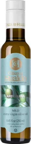 Vista 2 de Casas De Hualdo, Arbequina, Aceite de Oliva Virgen Extra, Importado de España (250 ML Pack de 3)