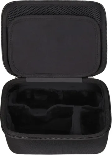 Vista 3 de FBLFOBELI Estuche rígido de almacenamiento EVA para Sony ZV-E10/ZV-E1/ZV-E10 II Vlog cámara digital, para trípode (GP-VPT2BT), micrófono, lente