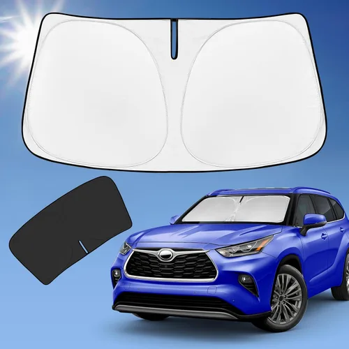 Vista 201 de Parasol de 4 capas para parabrisas, ajuste personalizado, tela 240T