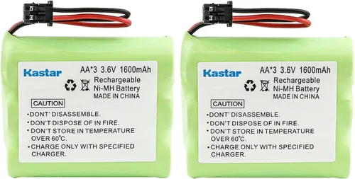 Vista 5 de Kastar Paquete de 1 batería de repuesto para Panasonic P-P501 P-P501A P-P501PA HHRP501 KX-A36 KX-TA38 TYPE 1 P-P504 P-P504A P-P504PA TYPE 11 P-P505