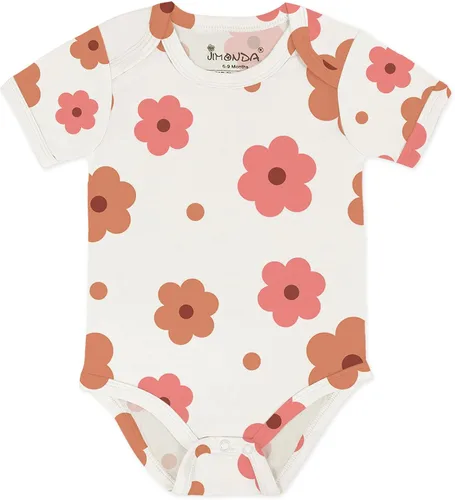 Vista 38 de Jimonda Body de rayón de bambú de manga corta para bebés, niños y niñas, trajes suaves para recién nacidos