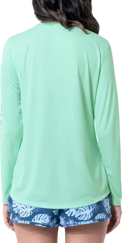 Vista 2 de Guy Harvey Camiseta de manga larga con protección solar UPF 50+ para mujer