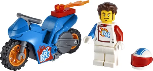 Vista 2 de LEGO City Rocket Stunt Bike 60298 Kit de construcción (14 piezas)