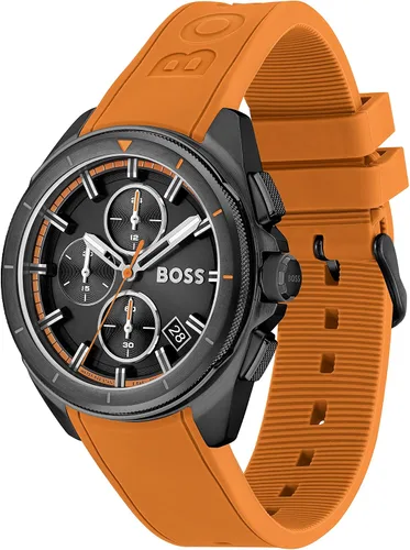 Vista 2 de BOSS Men's VOLANE 44mm Quartz Chronograph Watch Water Resistant Premium Timepiece for Sport Performance