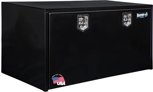 Vista 33 de Buyers Products 1703349 - Caja de acero negro para debajo de la carrocería con pestillo de mango en T, 14 x 12 x 18 pulgadas, caja de herramientas