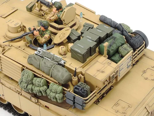 Vista 5 de Juego para Tamiya Modelos M1 A2 ABRAMS