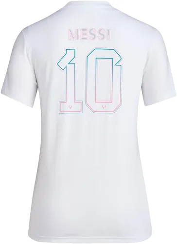 Vista 3 de Adidas Camiseta genérica de manga corta Messi para mujer