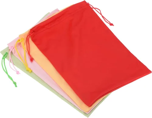 Vista 7 de PATIKIL Bolsa de gafas de esquí de microfibra para gafas de nieve, funda de almacenamiento, bolsa con cordón
