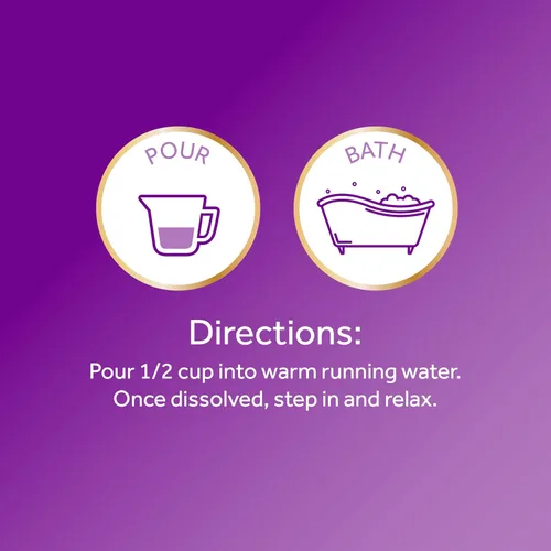 Vista 4 de Calgon Cuentas de baño ultra hidratantes, lavanda y miel, 30 onzas