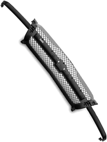 Vista 3 de Para Chevy Silverado 1500/2500 HD Grille Assembly 2003 04 05 2006 Inserto de malla Carcasa pintable con inserto gris con barra central