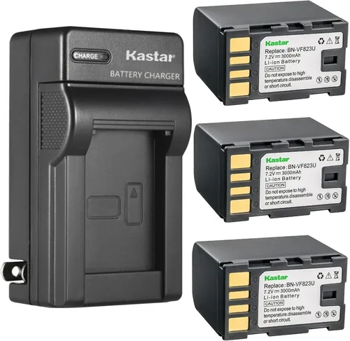 Vista 6 de Kastar Reemplazo del cargador de batería de pared de CA para JVC BN-VF808 BN-VF808U BN-VF815 BN-VF815U BN-VF823 BN-VF823U BN-VF915 BN-VF915U