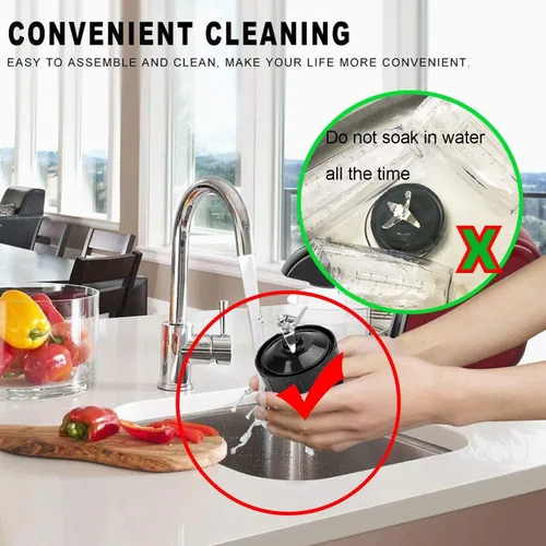 Vista 5 de Ninja Blender - Piezas de repuesto para licuadora Ninja de 7 aletas, piezas de licuadora Ninja para vasos de licuadora Ninja compatibles con Nurti