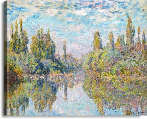Vista 145 de A&T ARTWORK Antibes Seen from The Salis Gardens de Claude Monet Las Obras de Arte Clásico Mundial Reproducciones, Impresiones de Arte en Lienzo