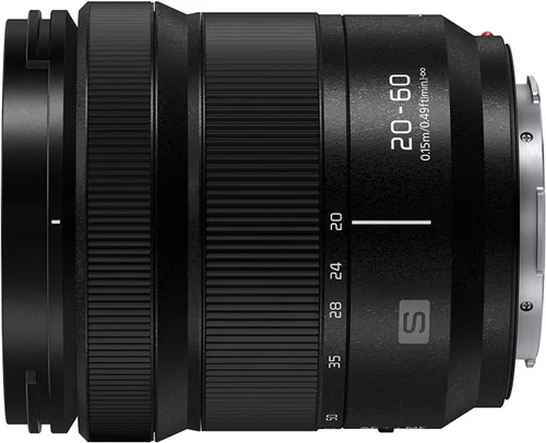 Vista 4 de Panasonic LUMIX S-R2060E Lente (0.787-2.362 in, F3.5-5.6, Tamaño del filtro 2.638 in, protección contra polvo, salpicaduras y frío) Negro