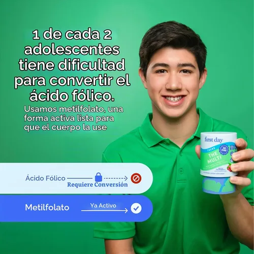 Vista 4 de Teen Boy & Girl Multivitamin Gummy - Growth & Bone Support, 60ct, Vegan