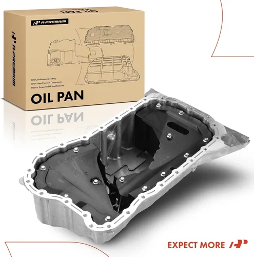 Vista 9 de A-Premium Cárter de aceite de motor con tapón de drenaje compatible con Audi A3 Quattro 2006-2009, TT Quattro 2008-2009, VW Eos 2007-2008, R32