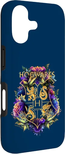 Vista 3 de Harry Potter Hogwarts - Carcasa para iPhone 17, diseño floral multicolor