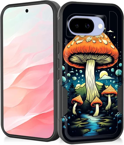 Vista 9 de Funda para Pixel 7a, resistente de doble capa híbrida de policarbonato duro de goma suave a prueba de golpes para Google Pixel 7A 6.1 pulgadas