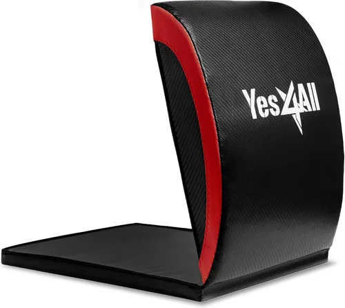 Vista 9 de Yes4All Ab Mat Tailbone y sin coxis, almohadilla de apoyo plegable para ejercicios abdominales para entrenamiento central y espalda baja