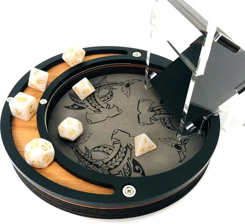Vista 5 de C4Labs Bandeja de dados Eclipse 2.0 con tapa magnética – Hammerhead