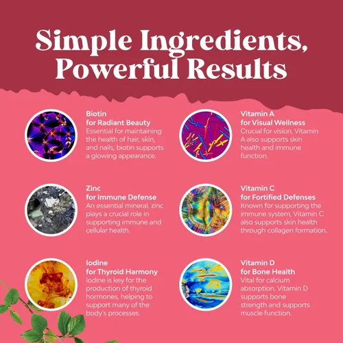 Vista 3 de Deliciosas gomitas multivitamínicas diarias para mujeres, gomitas multivitamínicas para mujeres para adultos, energía e inmunidad, vitaminas gomosas
