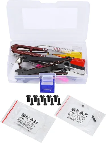 Vista 4 de Accesorios de reparación de máquinas de coser, conveniente herramienta Overlock elástico portátil para el hogar para piezas Overedger para juego