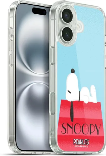 Vista 62 de Head Case Designs Snoopy Deco Dreams - Funda de gel suave con licencia oficial de Peanuts Blue Pattern compatible con Apple iPhone 7 Plus/iPhone 8