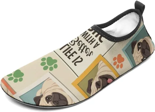 Vista 21 de Zapatos de agua unisex descalzos para yoga, calcetines de secado rápido