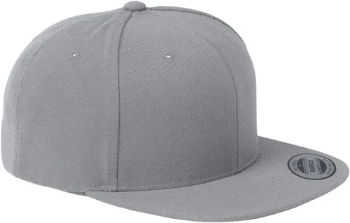 Vista 8 de Yupoong Visera plana estructurada de 6 paneles Classic Snapback (6089)