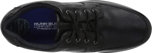 Vista 4 de Nunn Bush Cam Oxford - Zapato casual para caminar Negro(Black Tumbled)