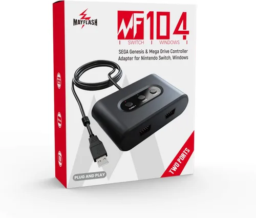 Vista 8 de MAYFLASH SEGA Genesis Mega Drive - Adaptador de controlador para Switch NSOLED y PC Windows SEGA Genesis SEGA MD MF104