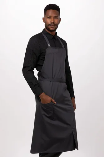 Vista 8 de Chef Works Brio Chef's Bib Delantal para hombre