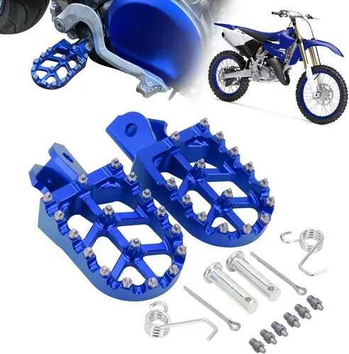 Vista 12 de AnXin Reposapiés de Motocicleta Universal CNC para CRF XR CR 50-125cc CT200U Mini Bike SSR Apollo RFZ TaoTao Lifan Kayo Coolster Pit Bike - Negro