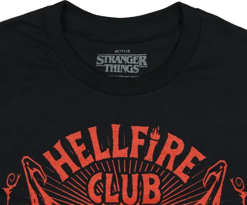 Vista 3 de Mad Engine Strangers Things - Camiseta para hombre Hellfire Club Choose Your Weapon