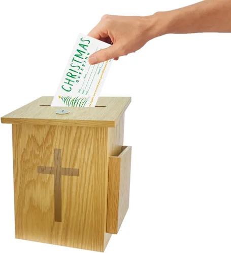 Vista 3 de 200 sobres de ofrenda navideña para la iglesia - Diezmos y sobres de oferta para donación de diezmos religiosos