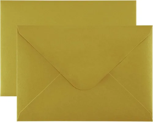 Vista 10 de Granhoolm Paquete de 50 sobres de 5 x 7, sobres de invitación A7 con bandera V de 5.25 x 7.25 pulgadas para tarjetas de 5 x 7, ideal para Verde