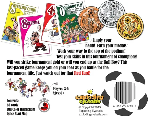 Vista 5 de Juego de cartas de fútbol Dream Team Juego familiar para niños y adultos