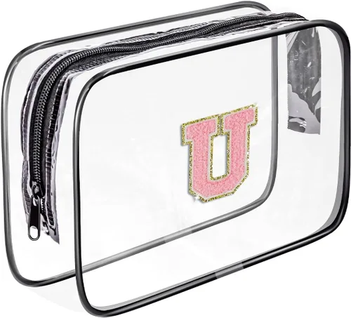 Vista 16 de Bolsa de aseo transparente Fodofodo, bolsa de aseo de viaje portátil, bolsa de maquillaje impermeable, organizador de almacenamiento de cosméticos