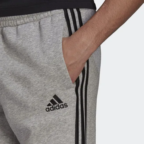Vista 5 de adidas Men's Essentials Fleece Open Hem 3-Stripes Pants