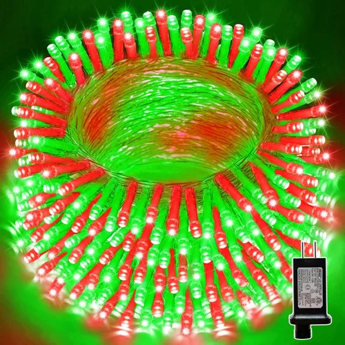 Vista 34 de Guirnalda de 100 luces LED de Pascua de 33 pies enchufables, multicolor pastel, 16 modos de luces parpadeantes, guirnalda de luces impermeables