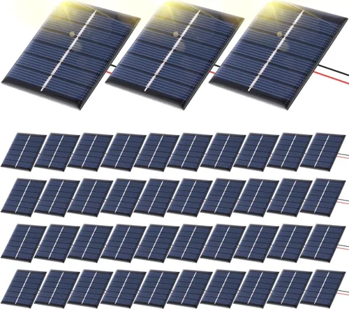 Vista 8 de Kanayu 30 piezas de mini paneles solares 3V 120MA pequeñas células solares policristalinas a granel kits de sistema de bricolaje módulo de panel