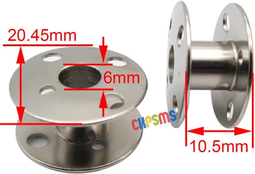 Vista 3 de ckpsms Marca – Bobinas de metal #172222 compatibles con Singer Class 66, 66-6, 99, 99-13, 185, 185CL, 192,201 (20 piezas)