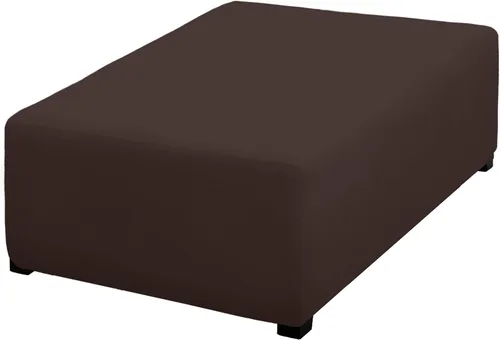 Vista 45 de PureFit Funda otomana súper elástica de ajuste perfecto cuadrada - Fundas otomanas para taburete y muebles plegables de almacenamiento para sala