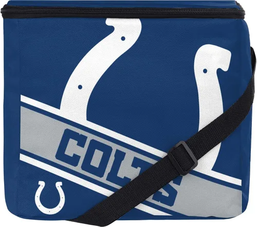 Vista 21 de FOCO Unisex NFL Big Logo Stripe 12 Pack Cooler