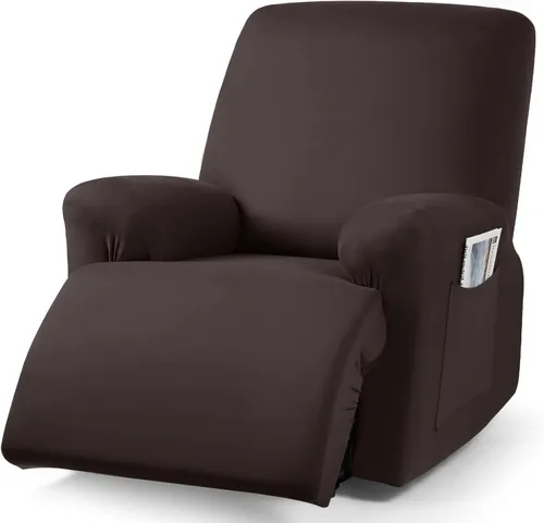 Vista 19 de TAOCOCO Fundas Elásticas para Sillones Reclinables de 3 Piezas Fundas Sólidas para Muebles Funda para Sillón Reclinable Fundas Deslizables