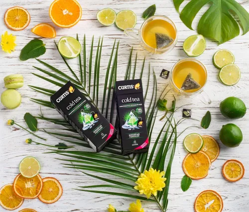 Vista 5 de CURTIS Cold Brew Té verde helado con cítricos (12 sobres)